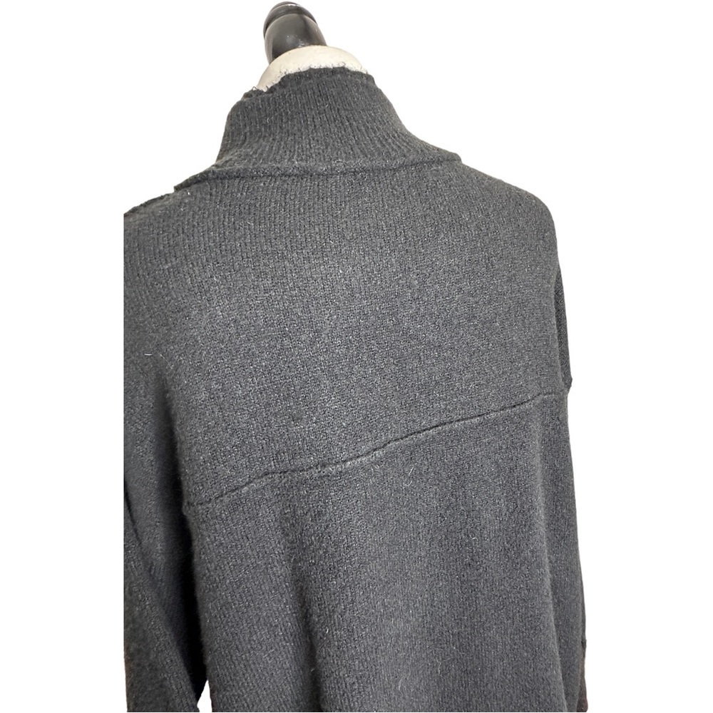 Urban Daizy Black Oversize Double Layer Mock Turt… - image 6